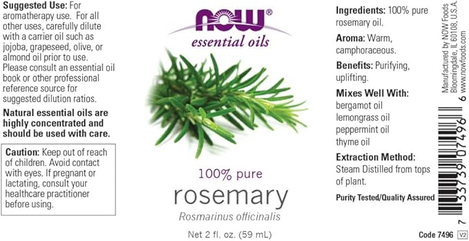 Rosemary Oil 2 oz (59ml) by NOW