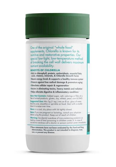 ORGANIC CHLORELLA POWDER 2.1 OZ