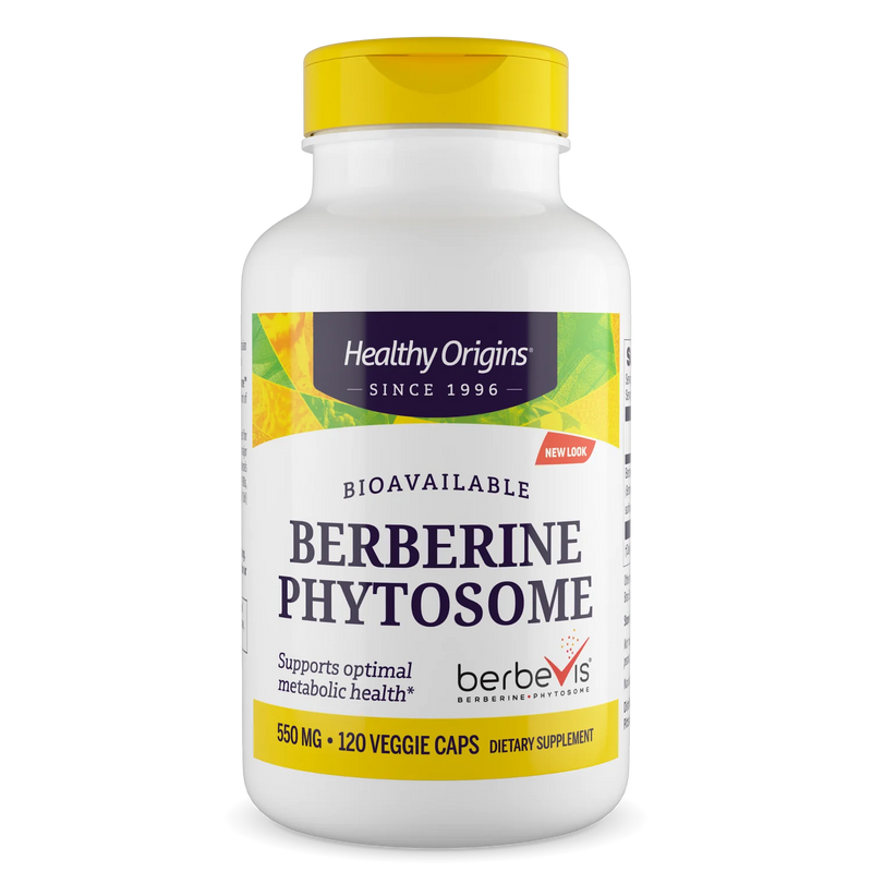 Berberine Phytosome 550 mg 120 Veggie caps by Healthy Origins