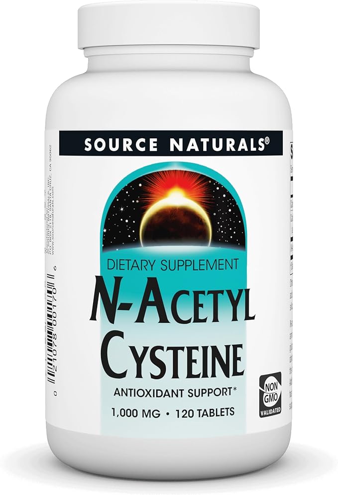 N-Acetyl Cysteine, 1,000 mg, 120 Tablets by Source Naturals