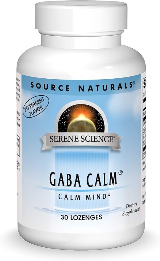 Serene Science®, GABA Calm®, Peppermint, 30 Lozenges by Source Naturals
