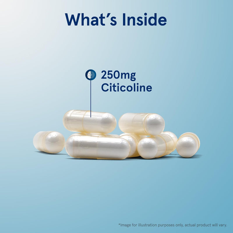 Citicoline CDP Choline 250 mg 60 Capsules
