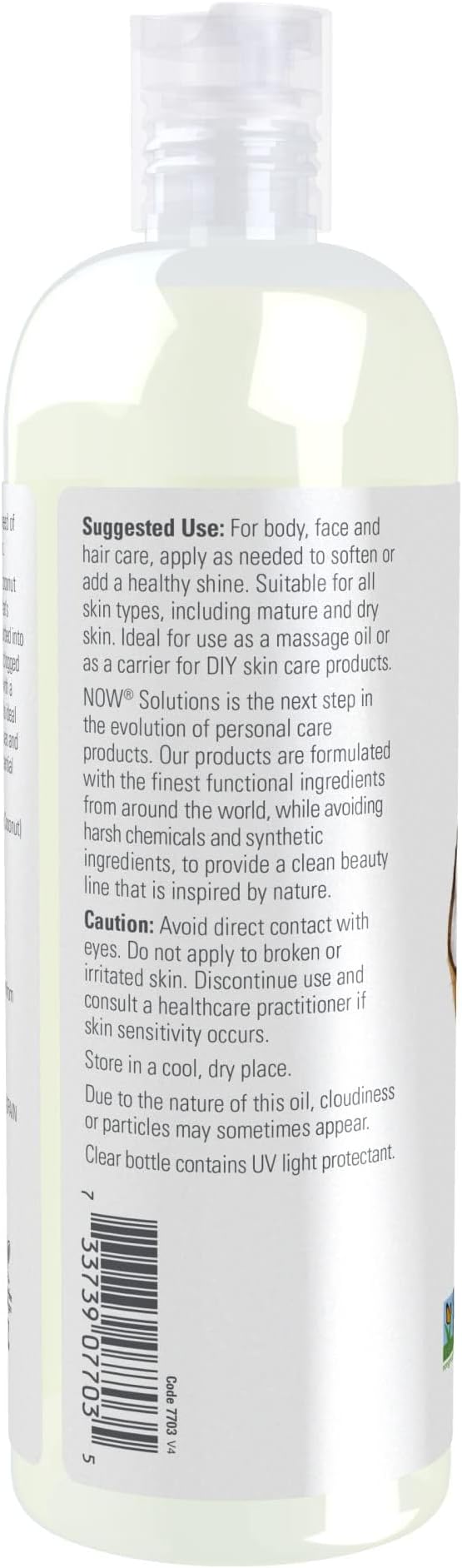 Liquid Coconut Oil, Pure Fractionated, 16 fl oz (473 ml) by NOW
