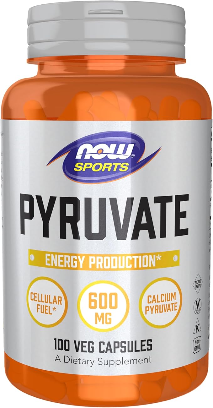 Pyruvate, 600 mg, 100 Veg Capsules by NOW