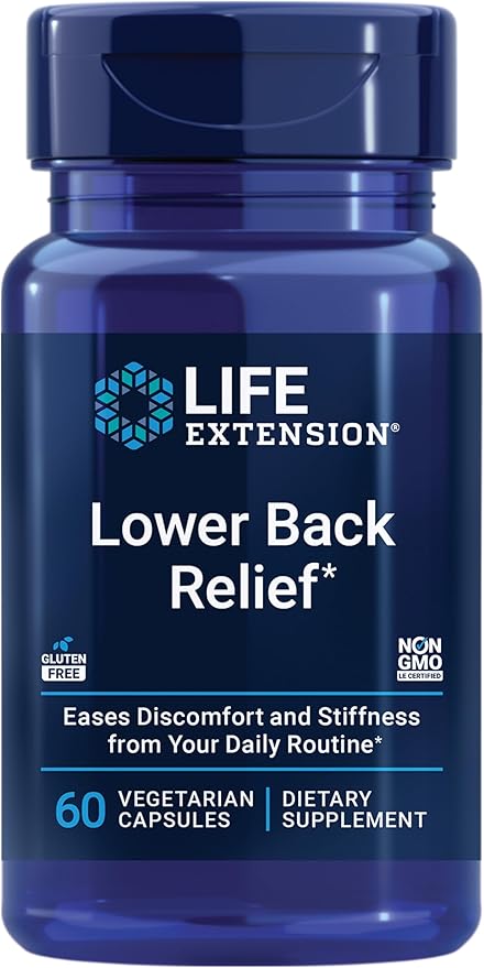 Lower Back Relief, 60 Vegetarian Capsules by Life Extension