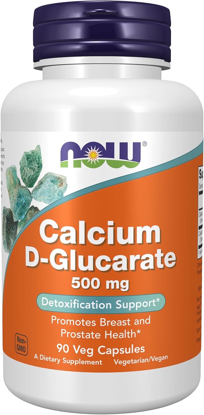 Calcium D-Glucarate 500 mg - 90 Veg Capsules by NOW