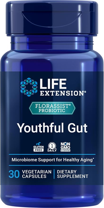 FLORASSIST® Probiotic Youthful Gut,  30 Capsules by Life Extension