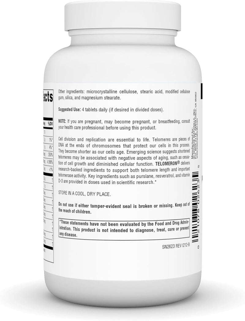 Telomeron - 120 Tablets by Source Naturals