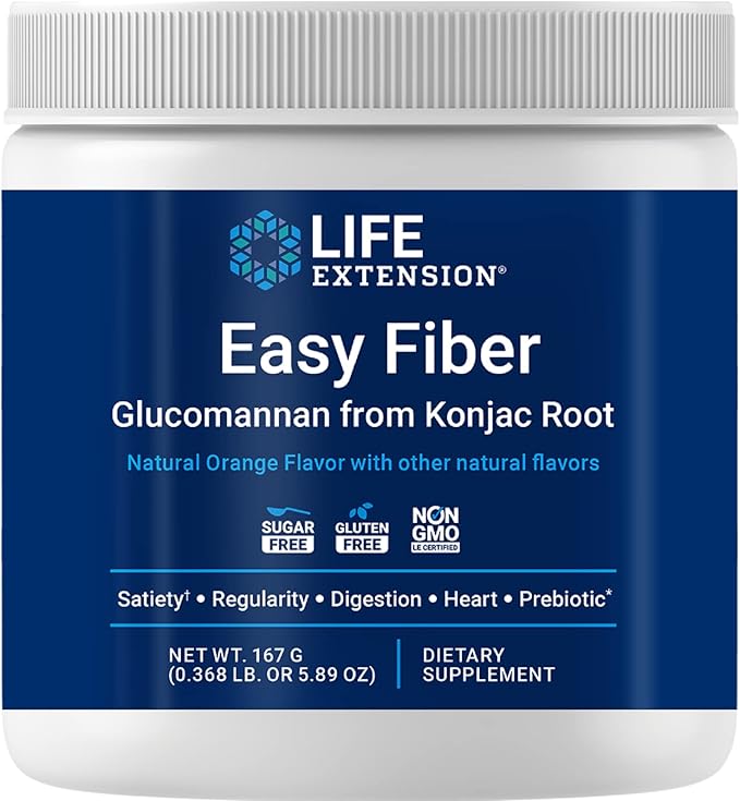Easy Fiber, Natural Orange, 5.89 oz (167 g) by Life Extension