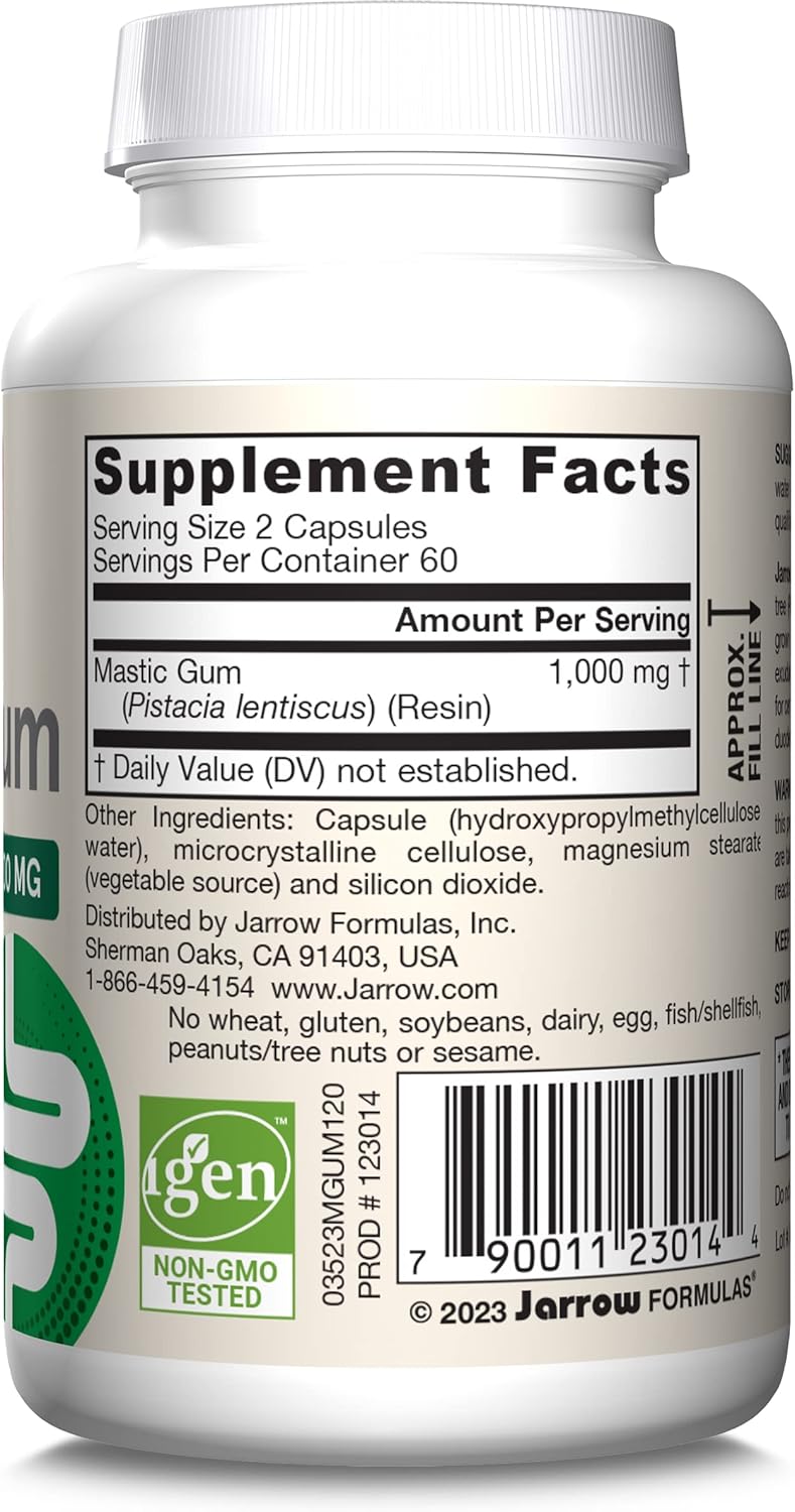 Mastic Gum 120 Tablets