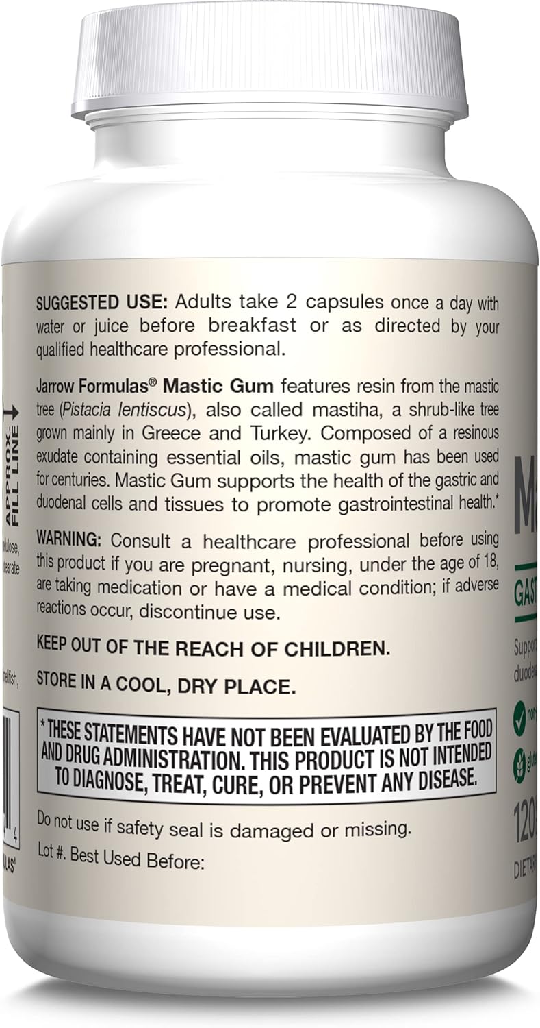 Mastic Gum 120 Tablets