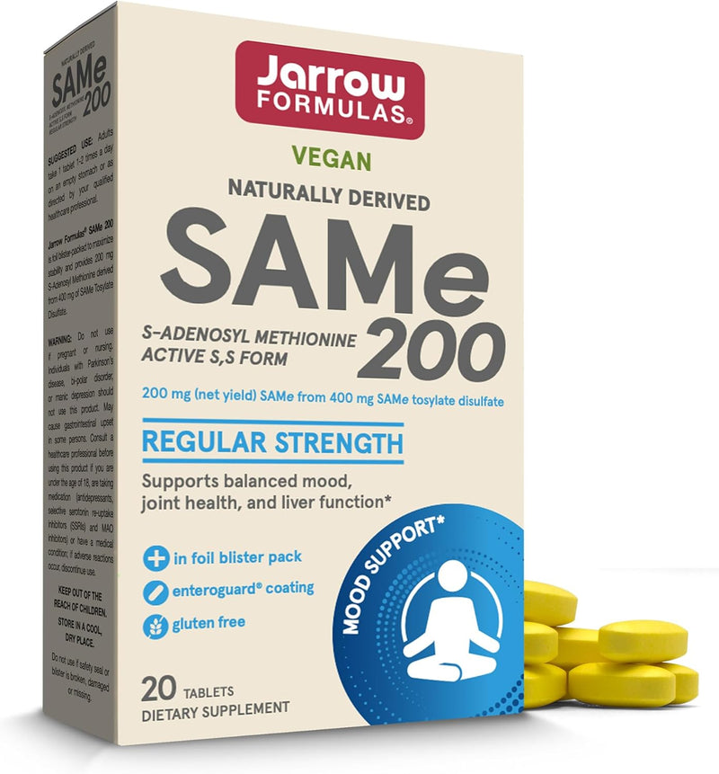 SAMe 200 mg 20 Enteric-Coated Tablets