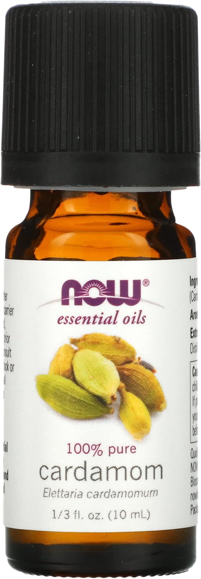 100% Pure Cardamom Oil, 1/3 fl oz (10 ml) by NOW