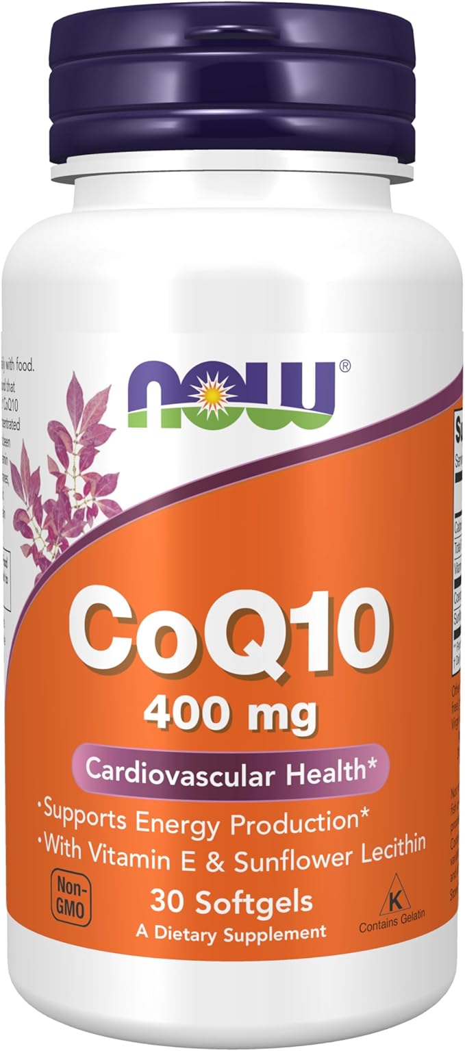 CoQ10 400 mg 30 Softgels by NOW