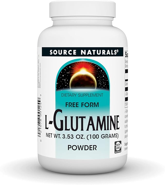 L-Glutamine Powder, 3.53 oz (100 g) by Source Naturals