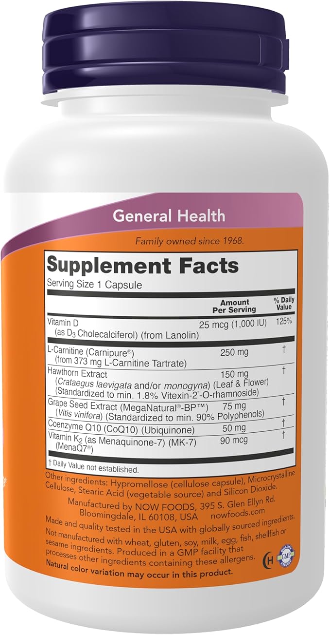 Clinical Cardio, 90 Capsules by NOW
