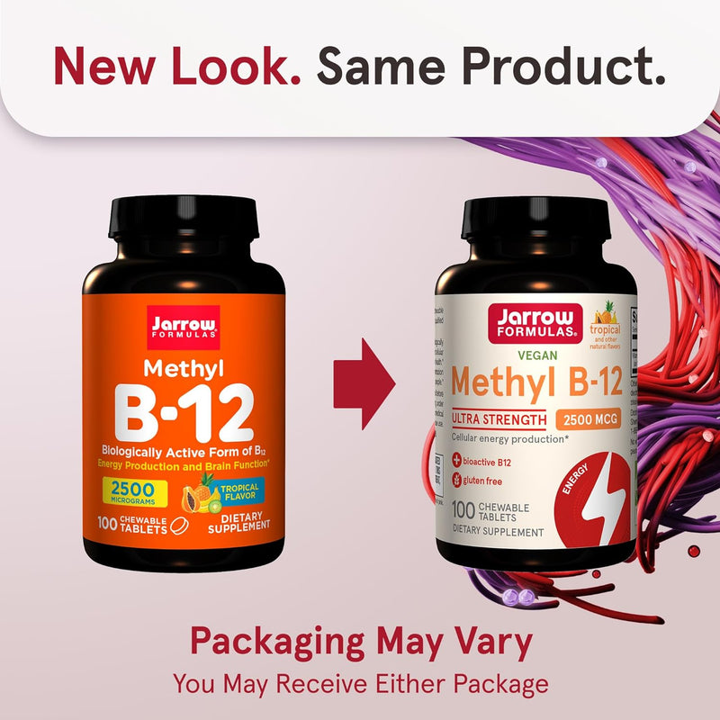 Methyl B-12 2500 mcg 100 Lozenges by Jarrow