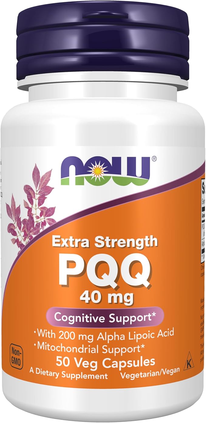 PQQ, Extra Strength 40 mg - 50 Veg Capsules by NOW