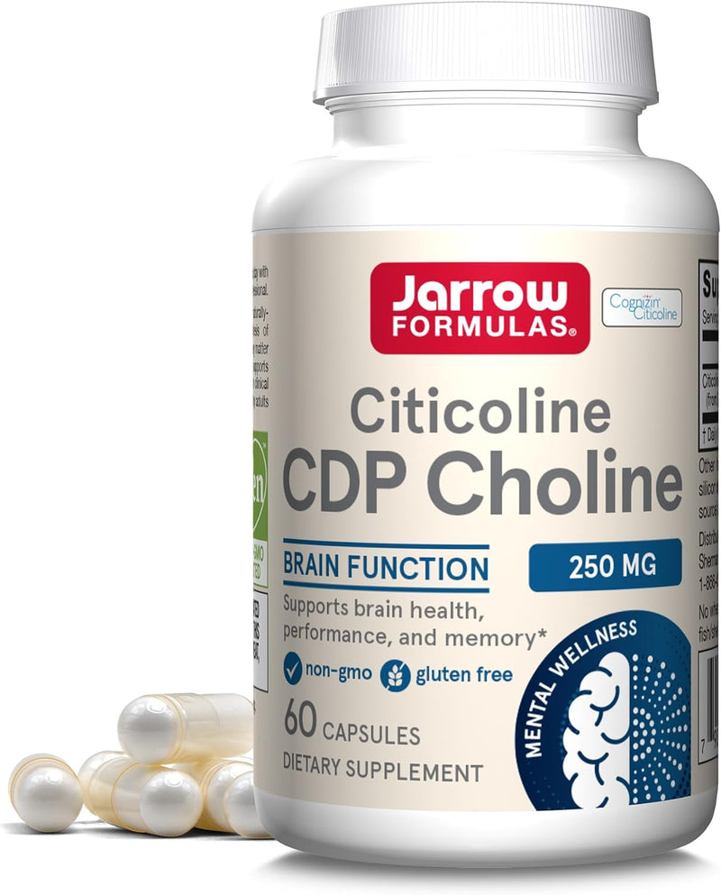 Citicoline CDP Choline 250 mg 60 Capsules