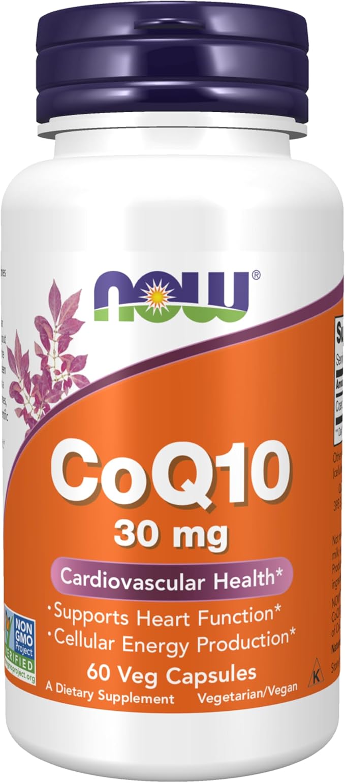 CoQ10 30 mg - 60 Veg Capsules by NOW