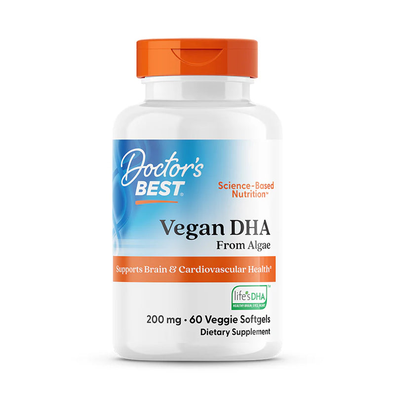 Vegan DHA 200 mg 60 Veggie Softgels