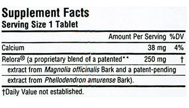 Relora 250mg 45 tabs- By Source Naturals