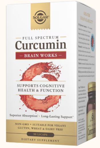 Full Spectrum Curcumin Brain Works 90 Licaps
