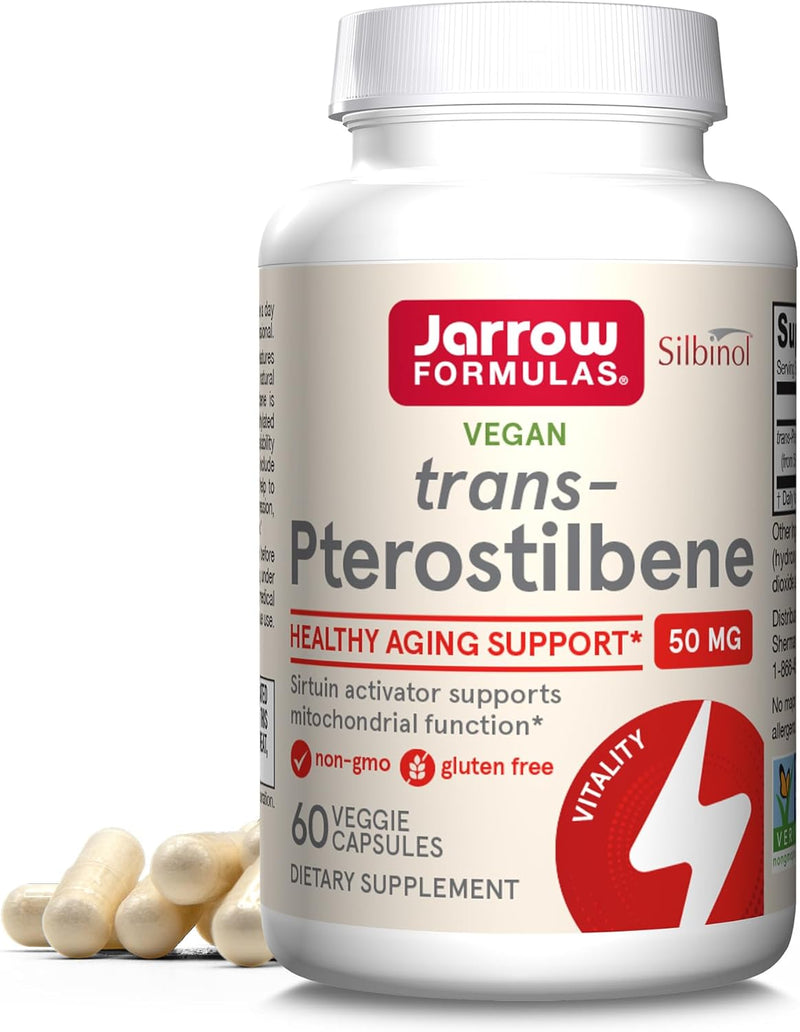 trans-Pterostilbene 50 mg 60 Veggie Caps