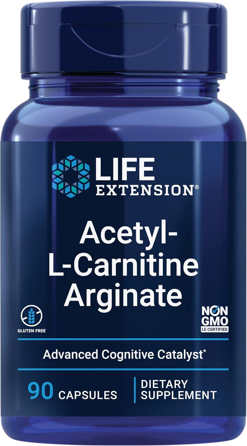 Acetyl-L-Carnitine Arginate 90 Caps by Life Extension