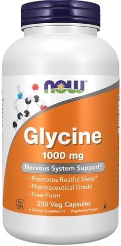 Glycine 1000 mg 250 Veg Caps by NOW