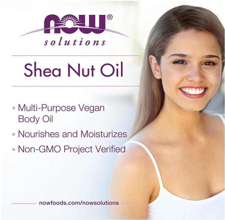 Shea Nut Oil, 4 fl oz (118 ml) NOW Foods