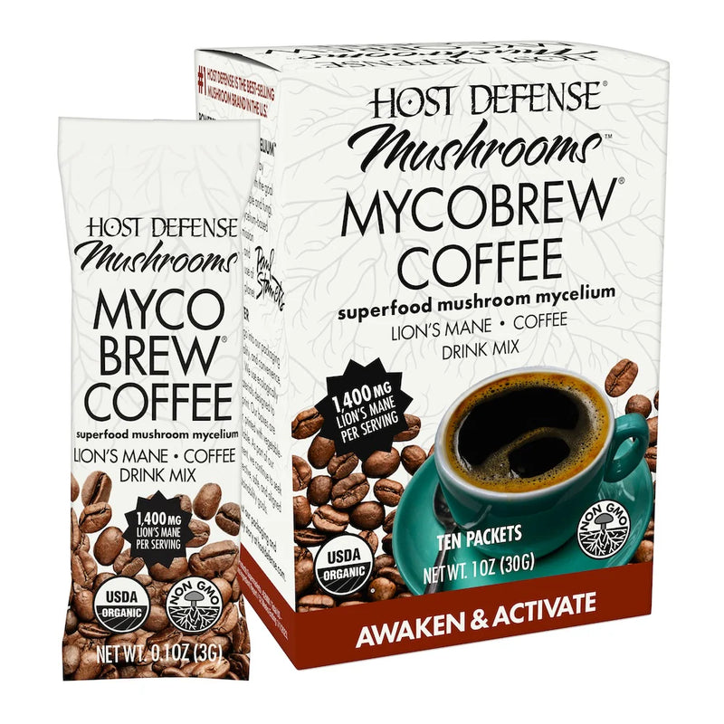 Host Defense Mycobrew Coffee Packets, 1oz (30g)