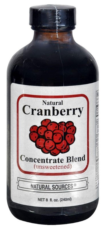 Natural Cranberry Concentrate Blend 8 fl oz (240 ml), by Natural Sources