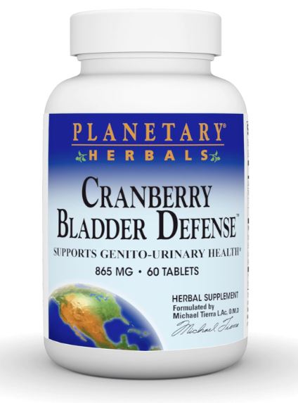 Cranberry Bladder Defense 60 Tabs by Planetary Herbals