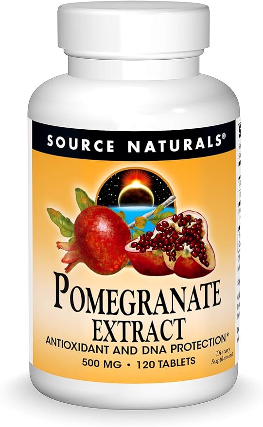 Pomegranate Extract 500mg 120 Tabs by Source Naturals