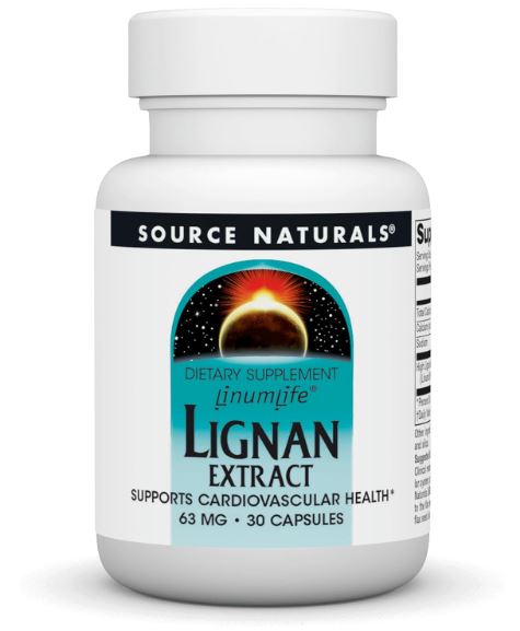 Lignan Extract 63 mg 30 caps by Source Naturals