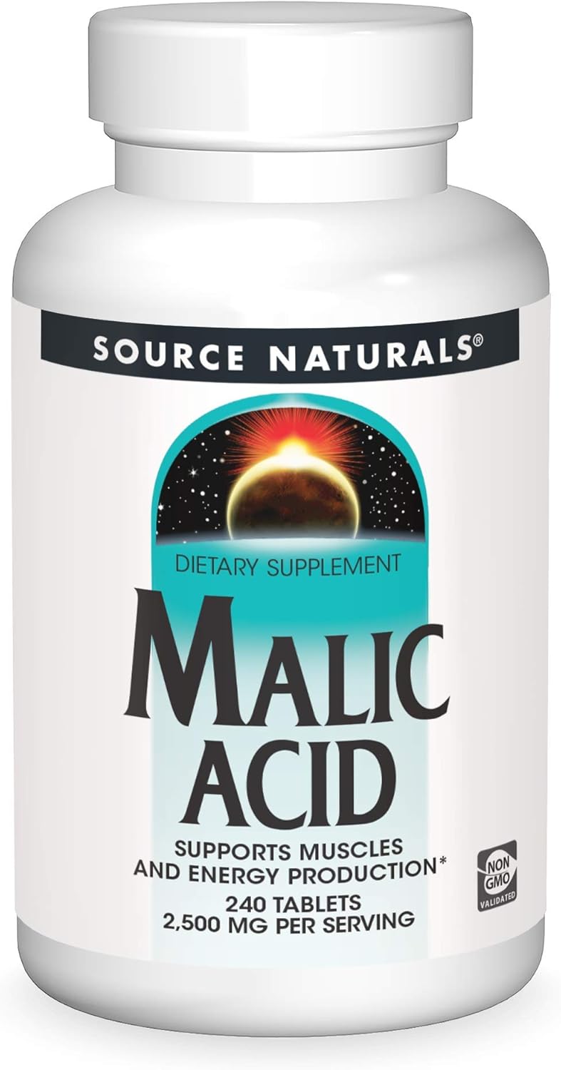 Malic Acid 240 Tabs by Source Naturals