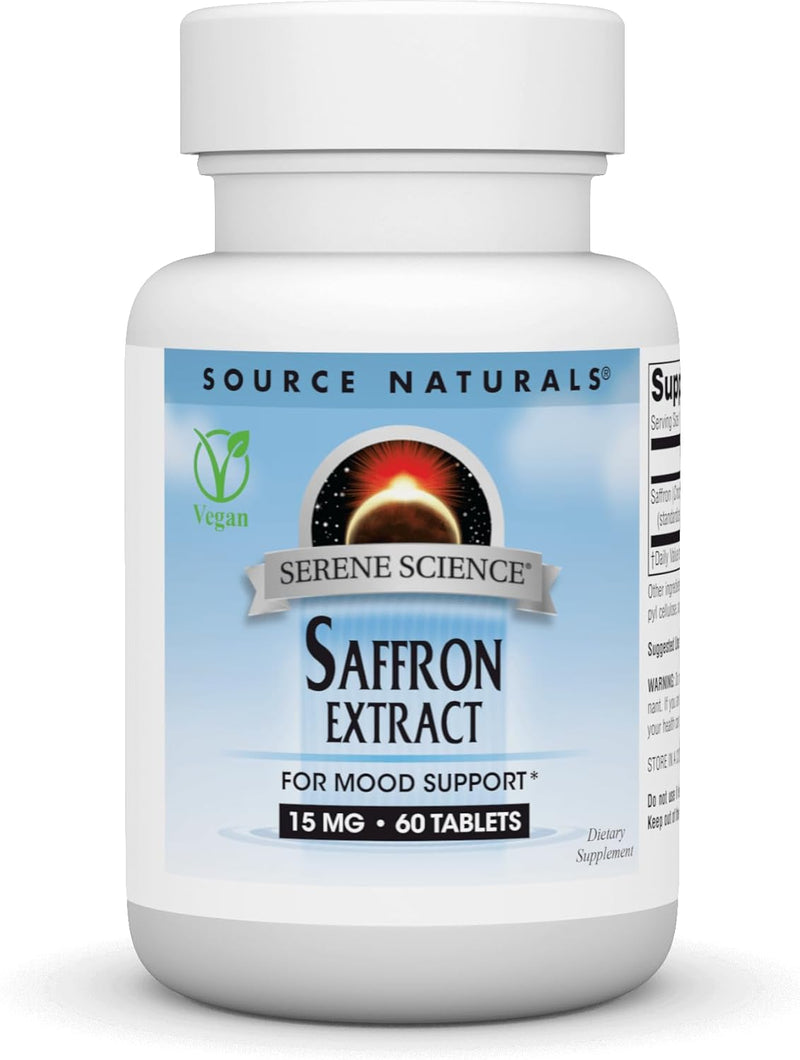 Saffron Extract 60 Tabs by Source Naturals