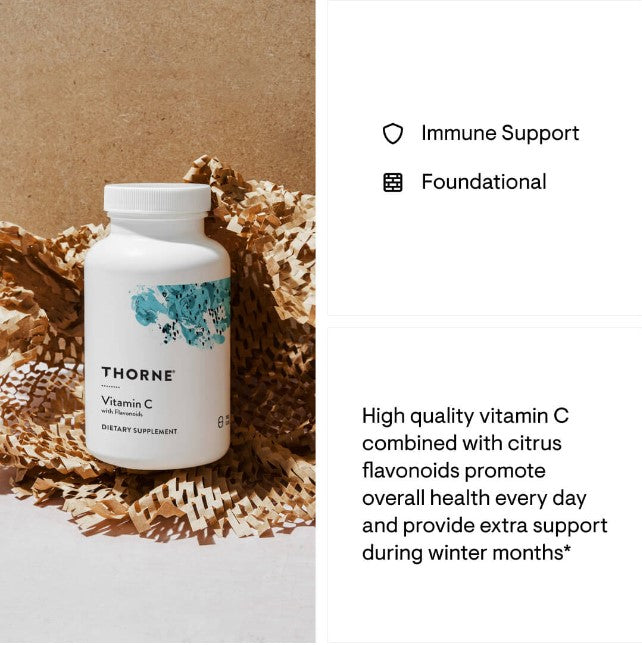 Vitamin C with Flavonoids, 90 Capsules, by Thorne