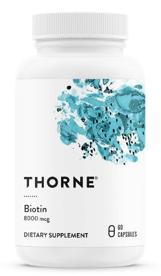 Biotin 8000 mcg 60 Capsules, by Thorne