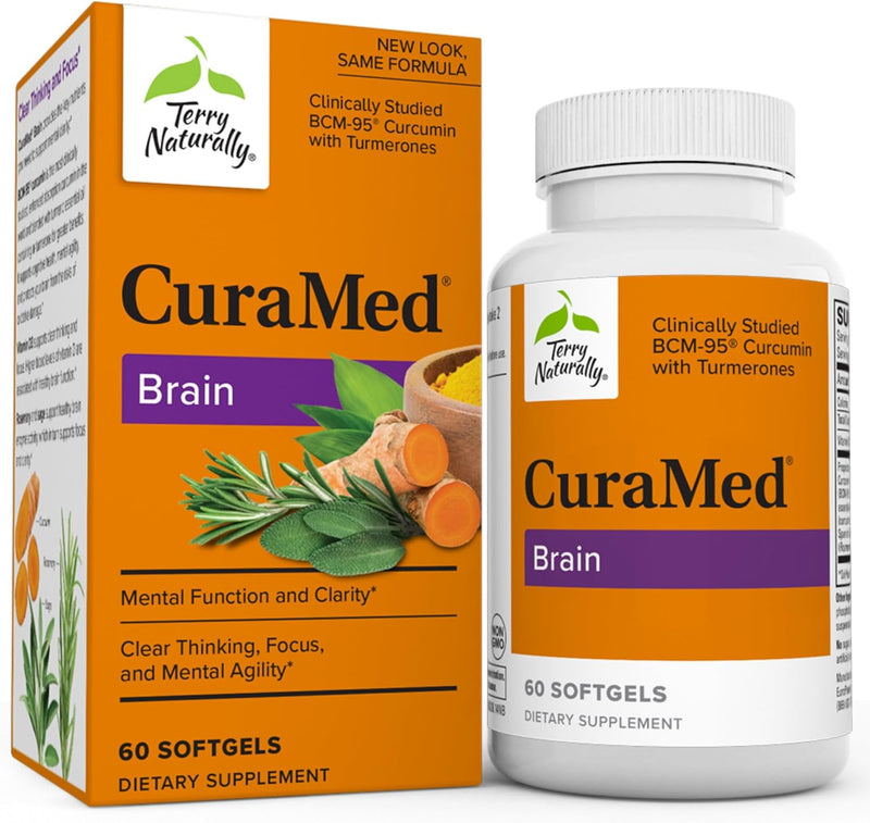 Terry Naturally Curamed Brain 60 Sgels by EuroPharma