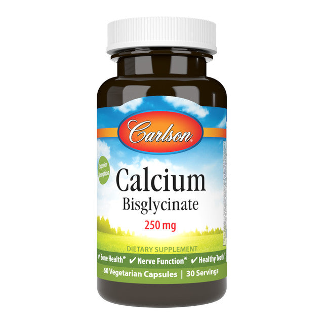 Calcium Bisglycinate 60 Capsules by Carlson Laboratories