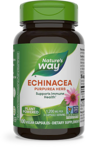 Echinacea Purpurea Herb 400 mg 100 Vegetarian Capsules