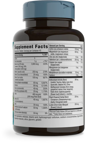 Completia Diabetic Multi-Vitamin Iron Free 90 Tablets by Nature&