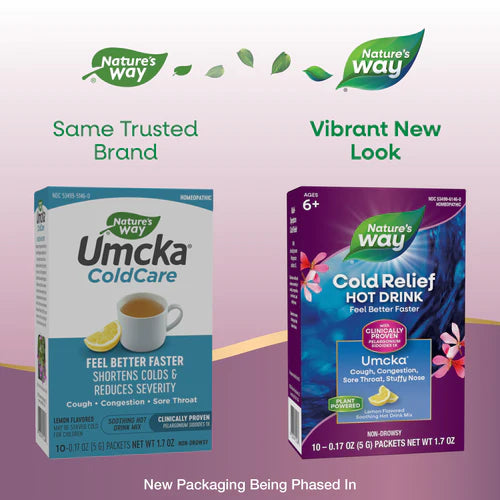 Umcka ColdCare Soothing Hot Drink Lemon Flavor 10 Packets