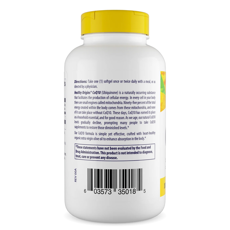 CoQ10 100 mg 300 Softgels by Healthy Origins