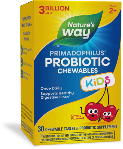 Primadophilus Kids Cherry Flavored 30 Chewable Tablets