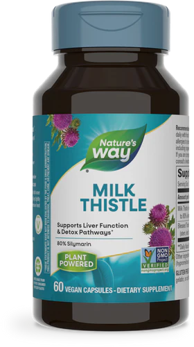 Standardized Milk Thistle 60 Veg Capsules by Nature&