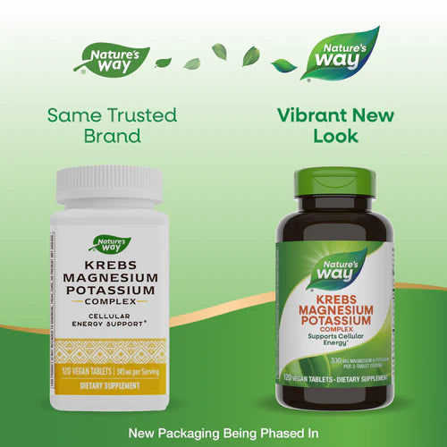 Krebs Magnesium Potassium Complex 120 Vegan Tablets