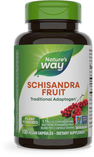 Schisandra Fruit 580 mg 100 Vegetarian Capsules by Nature&